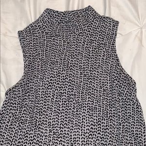 high neck mini dress